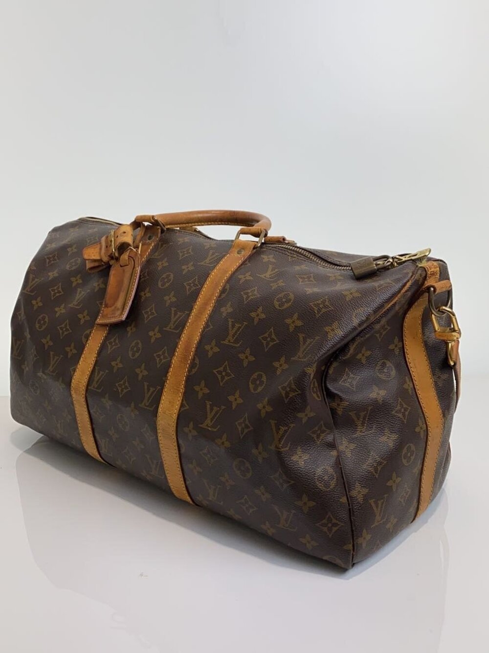 LOUIS VUITTON Keepall Bandouliere Monogram Canvas Brown - Picture 2 of 8